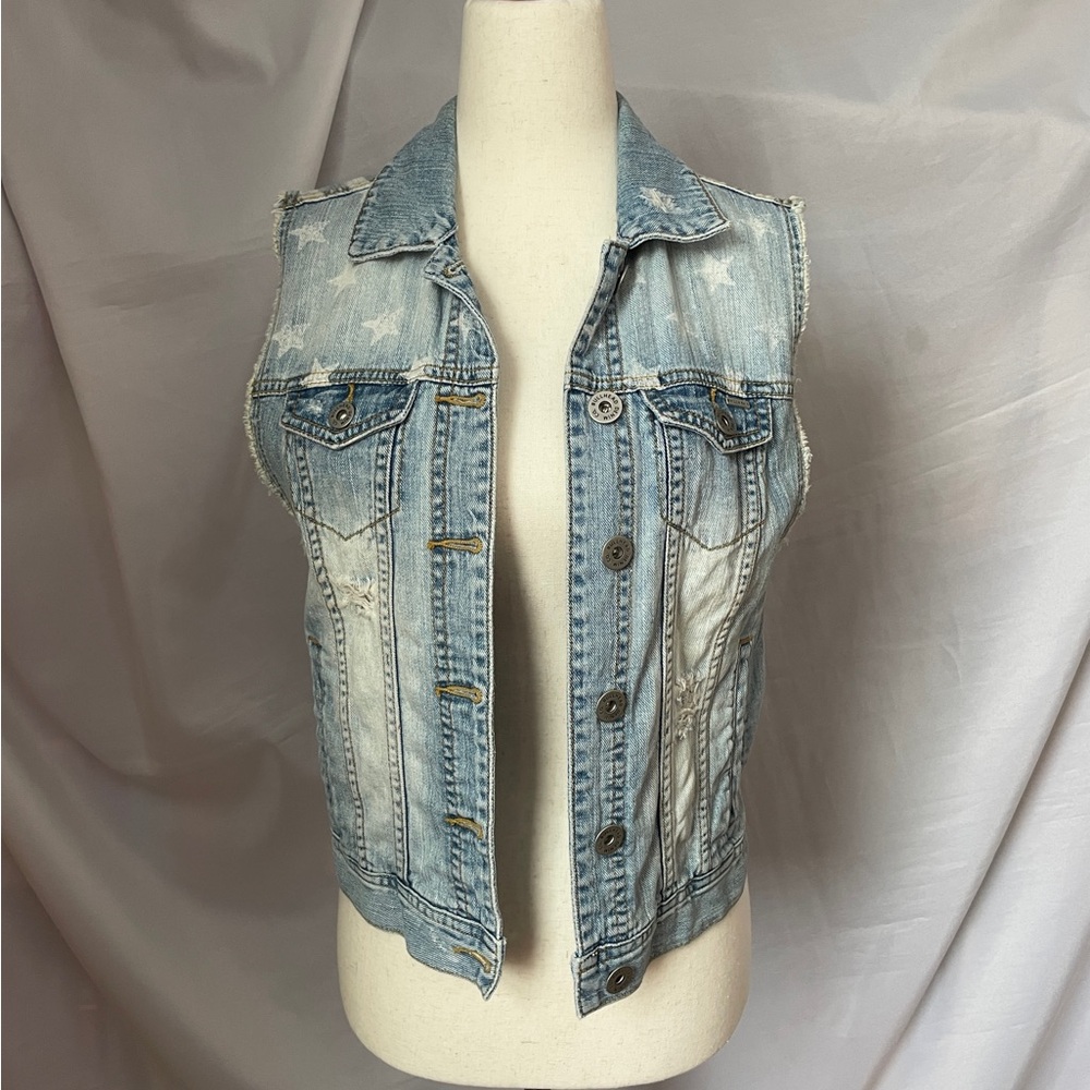 PAC SUN denim vest, size S